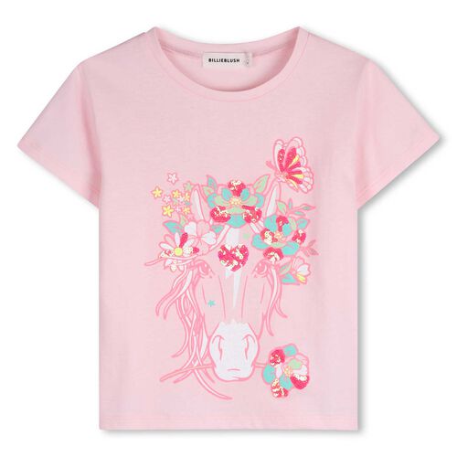 Billieblush Short Sleeve Tee Shirt 3Y-6Y